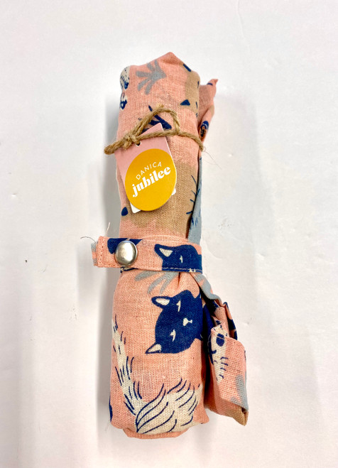 Now Designs Grab Bags, Cats & Dogs, Peach (R004008A)