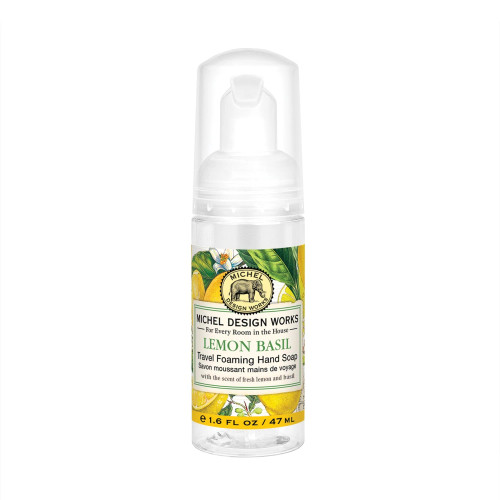 Michel Design Works Travel Foam Soap, Lemon Basil (FOAT8)