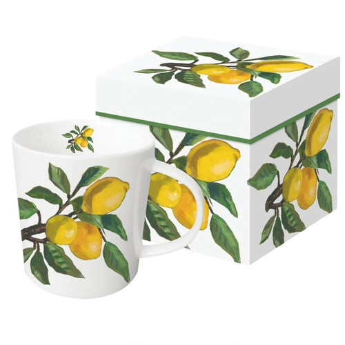 Paperproducts Design Gift-Boxed Mug, Lemon Musée (604399)