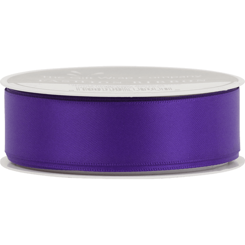 The Gift Wrap Company Luxury Satin Ribbon, Purple