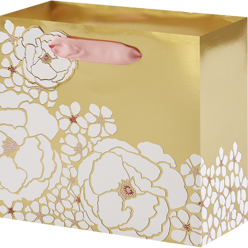 The Gift Wrap Company Truffle Gift Bag, Golden Bliss (4100-41)