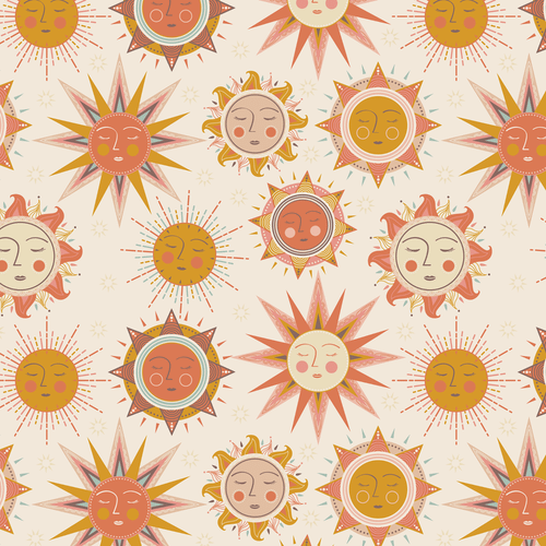 The Gift Wrap Company 5' Gift Wrap Roll, Solar Flair