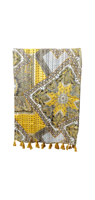 Ganz Summer Daze and Patchwork Scarf, Canary