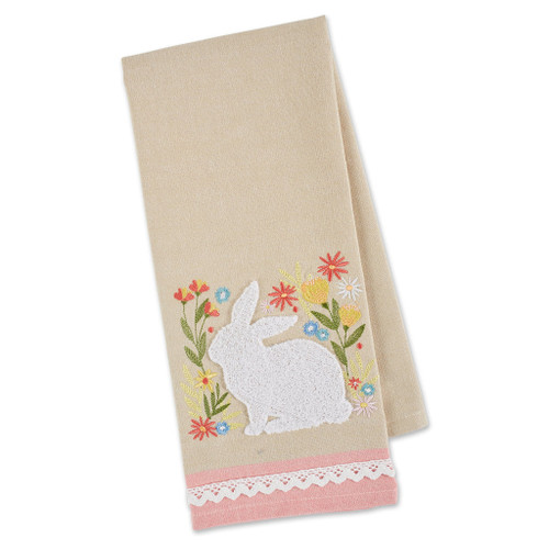 Design Imports Spring Meadow Embellished Dishtowel (753607)