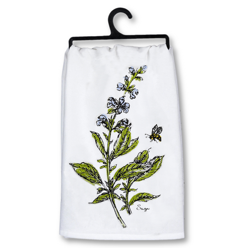 TAG Herb Dishtowel, Sage