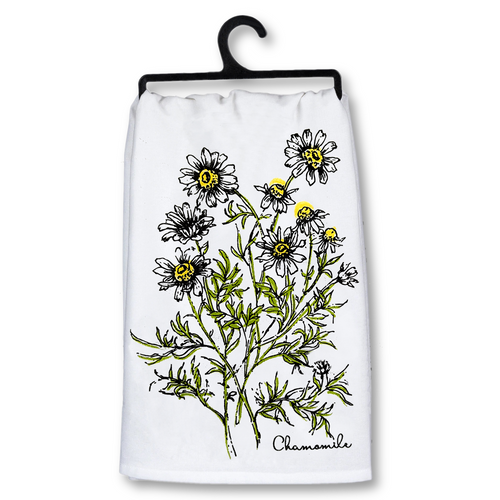 TAG Herb Dishtowel, Chamomile