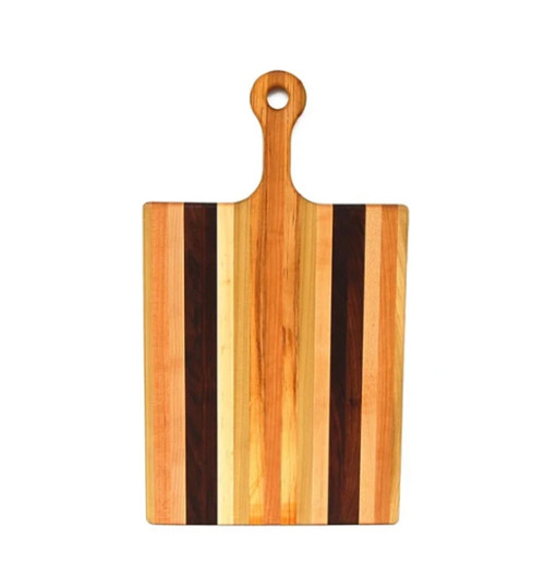Wooden Cutting Board with Handle, Large (515)