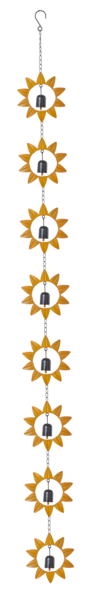 Midwest CBK Enamel Vertical Windchime, Sunflower