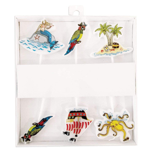 Caspari Die-Cut Birthday Candles, Yo Ho Ho! (CA800)