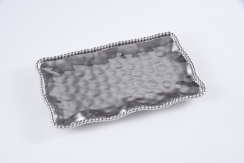 Pampa Bay Verona Medium Platter, Silver (CER-2714)