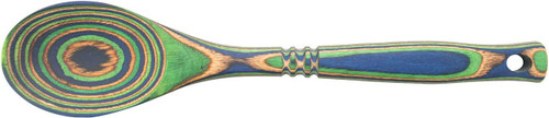 Island Bamboo 12" Spoon, Peacock Pakka (41386)