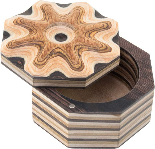 Island Bamboo Salt Cellar, Natural Pakka (41411)