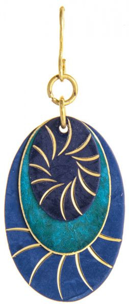 Rain Gold Layer Sunburst Earrings