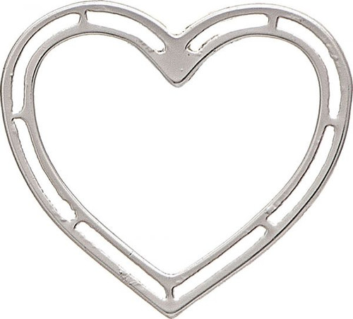 Rain Silver Cage Heart Earrings