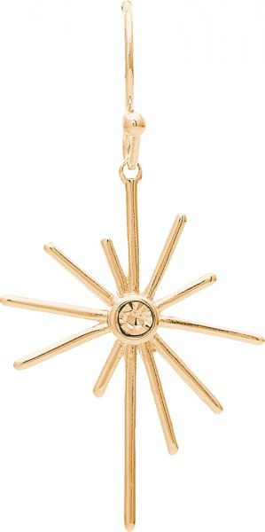 Rain Gold Starburst Earrings