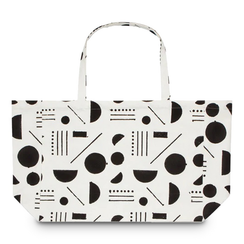 Now Designs Tote Bags, Block Print Domino (7002582)