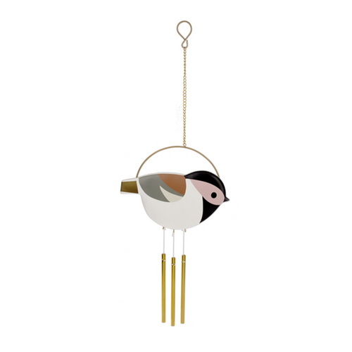 Midwest CBK Bird Wind Chime, Gray Wing