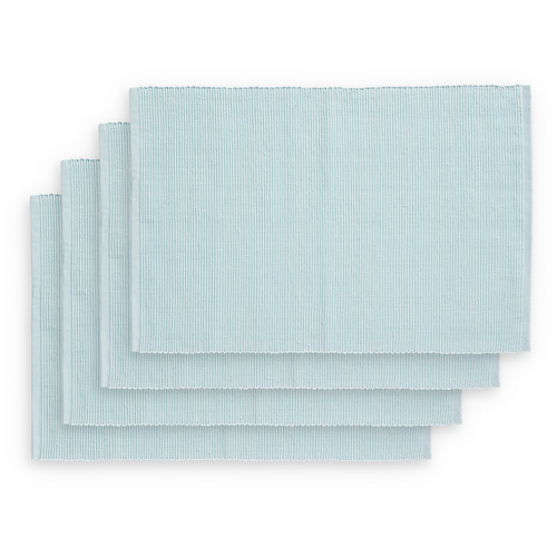 Design Imports Placemats, Robin's Egg - Set of 4 (753503)