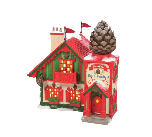 Department 56 North Pole, Pine Cone Bed & Breakfast