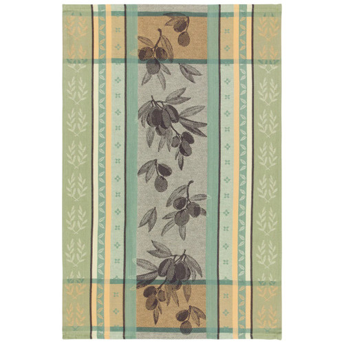 Now Designs Jacquard Dishtowel, Olives (2180091)