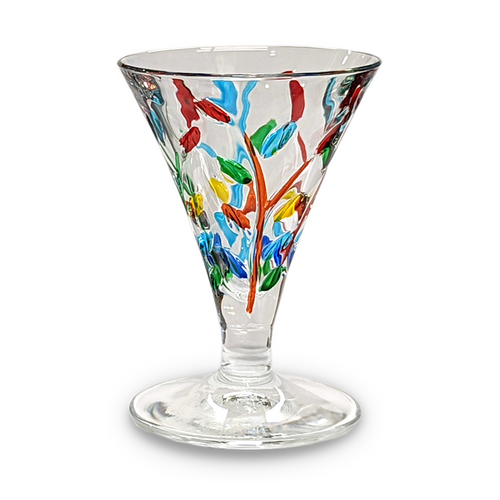 Gage Tree of Life Liqueur Glass, Multicolor