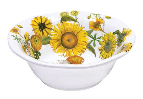 Michel Design Works Medium Melamine Bowl, Sunflower (SWBM350)