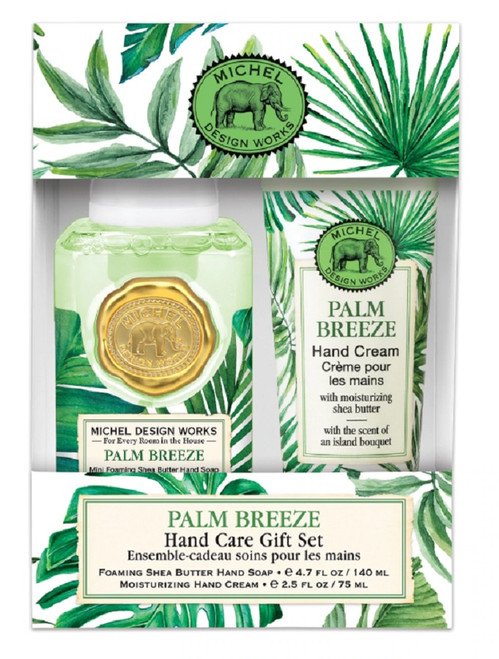 Michel Design Works Hand Care Gift Set, Palm Breeze (HCGS336)