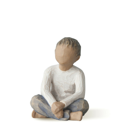 Demdaco Willow Tree, Imaginative Child - Dark Skin (27349)