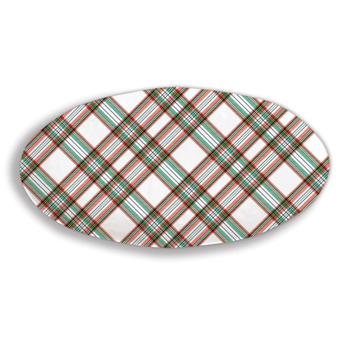 Michel Design Works Melamine Platter,  Vintage Plaid (SWPO363)