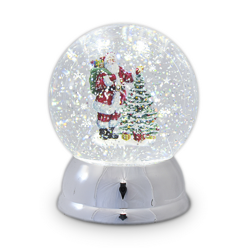 Midwest CBK LED Shimmer Snow Globe, Santa