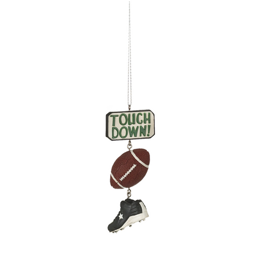 Midwest CBK Sports Score Dangle Ornament, Touchdown! (040706A)
