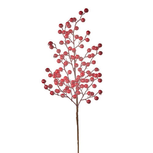 Raz Imports Glittered Berry Spray, 28.5" (F4102337)