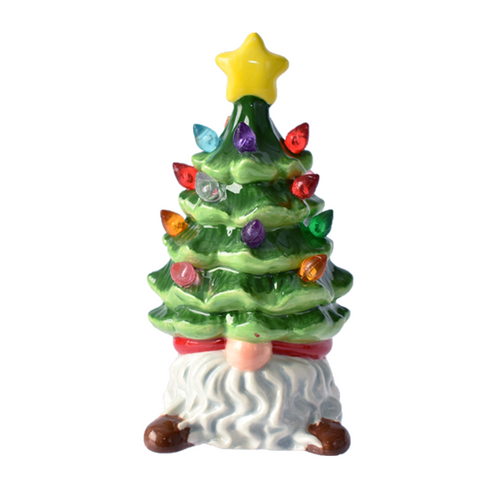Midwest CBK LED Mini Figure, Gnome with Tree