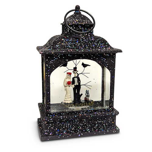 Ganz LED Shimmer Lantern, Spooky Couple (MH185393)