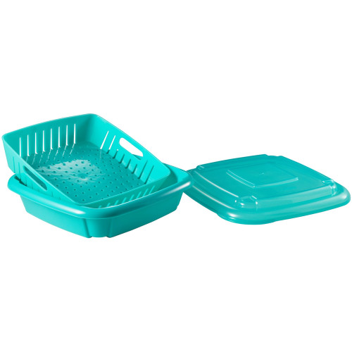 Gourmac Bitty Berry Box, Turquoise (373-TURQ)