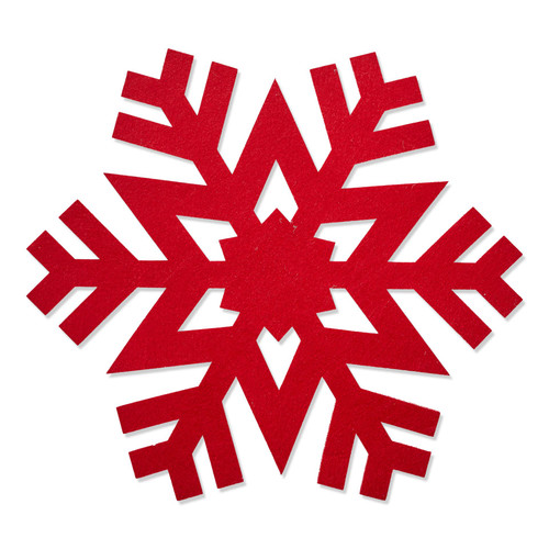 TAG Placemat, Snowflake Red -  Set of 4 (G15845)
