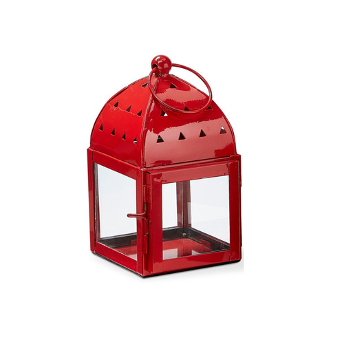 TAG Ashley Lantern with Triangles Top - Red (G15797A)