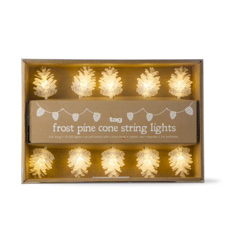 TAG Pinecone LED Light Set, Clear