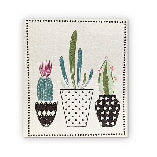 Design Imports Swedish Dishcloth, Urban Cactus (791642)