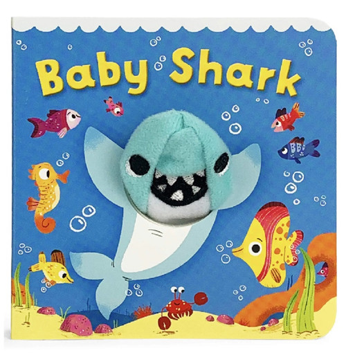 House of Marbles, "Baby Shark" Finger Puppet Board Book (403125)