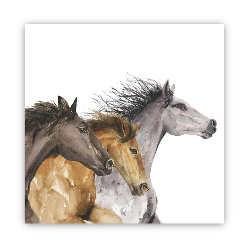 Paperproducts Design Beverage Napkins, Hoof Beats - 2 Packs (125001421)