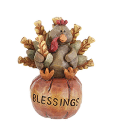 Ganz Mini Turkey Shelfsitter, Blessings (ER18640A)