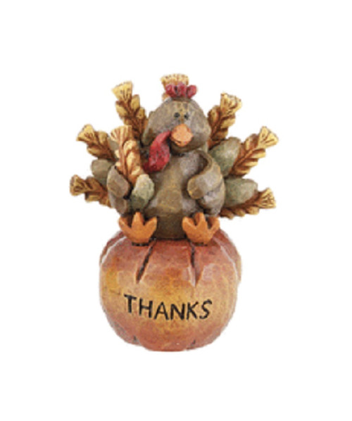 Ganz Mini Turkey Shelfsitter, Thanks (ER18640E)