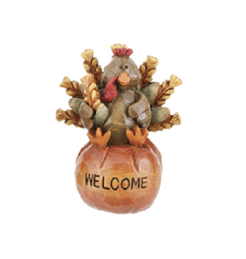 Ganz Mini Turkey Shelfsitter, Welcome (ER18640F)