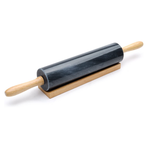 Fox Run Marble Rolling Pin, Black (3834)