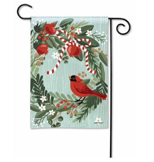 Studio M Garden Flag, Cardinal Wreath (36863)