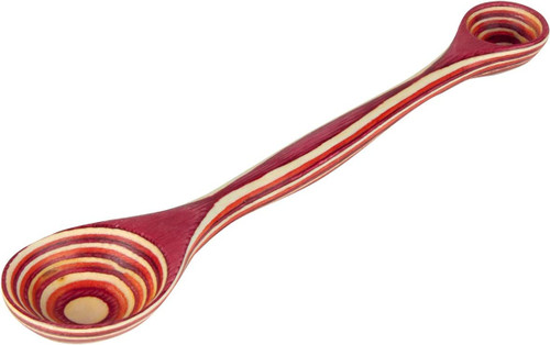 Island Bamboo Double Measuring Spoon, Red Pakka (41153C)