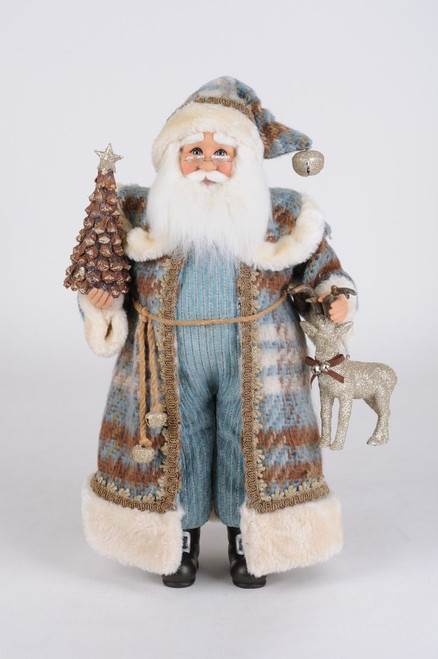 Karen Didion Blue Wilderness Santa (CC18-67)