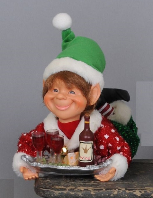 Karen Didion Wine Elf  with Tray, CC09-05(TRAY)