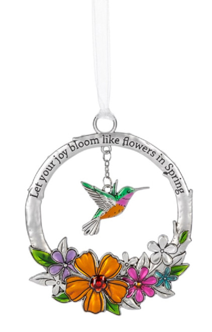 Ganz Ornament, Hummingbird - Let Your Joy Bloom (EA17994)